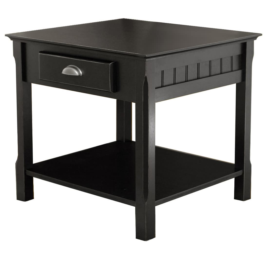 Timber Accent Table, Black