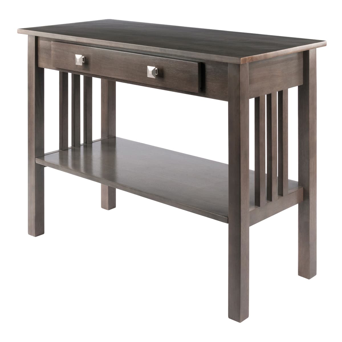 Stafford Console Table, 30" High, 40" Wide, Oyster Gray