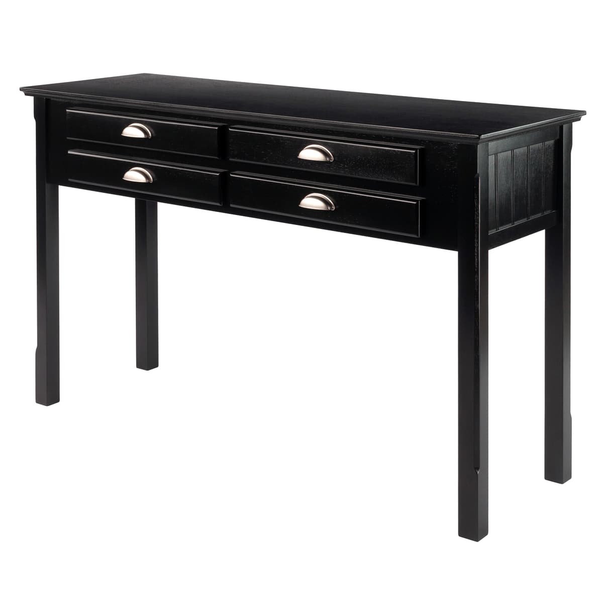Timber Console Table, 29" High, 48" Wide, Black